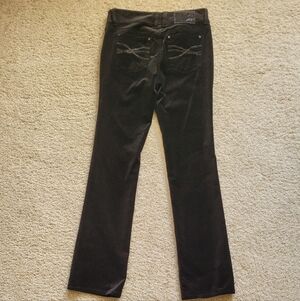 WHBM Black Velvet Jeans 4  VERY good Condition
